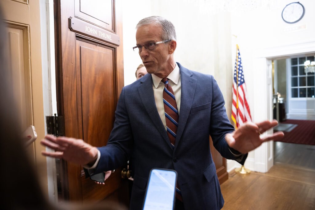 Thune steadfast on data seizure payouts for senators as Republicans seek repeal