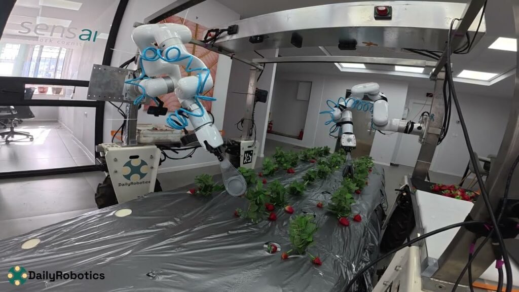 DailyRobotics enters strawberry harvesting race with robot that can pick 2–3x faster than humans