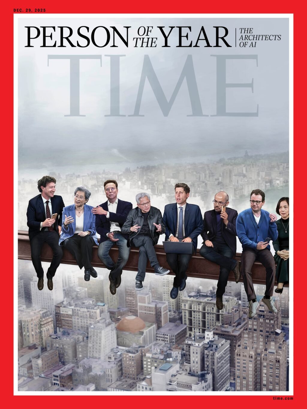 TIME’s “Person of the Year” Swaps Construction Workers for Tech Billionaires