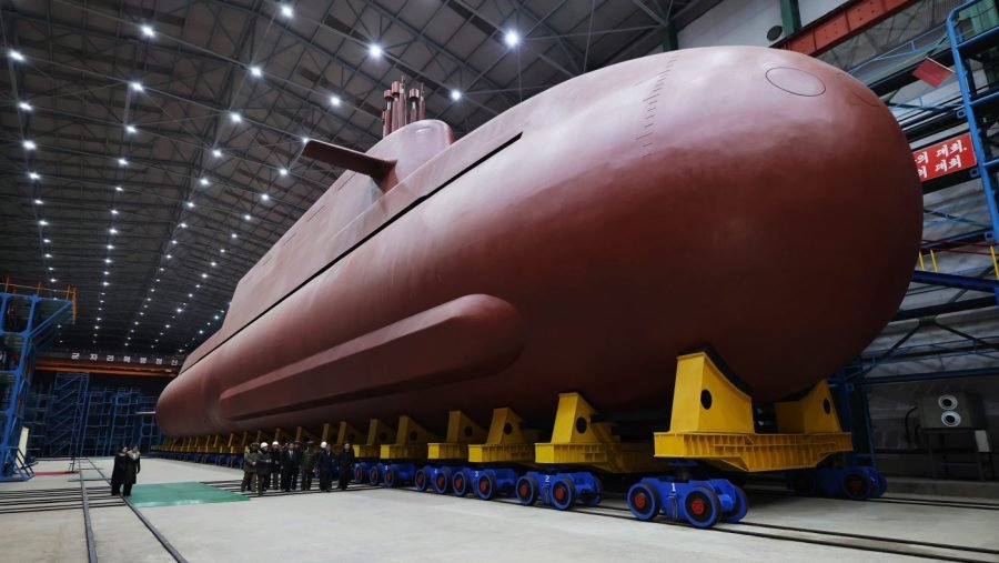 North Korea touts nuclear sub's construction