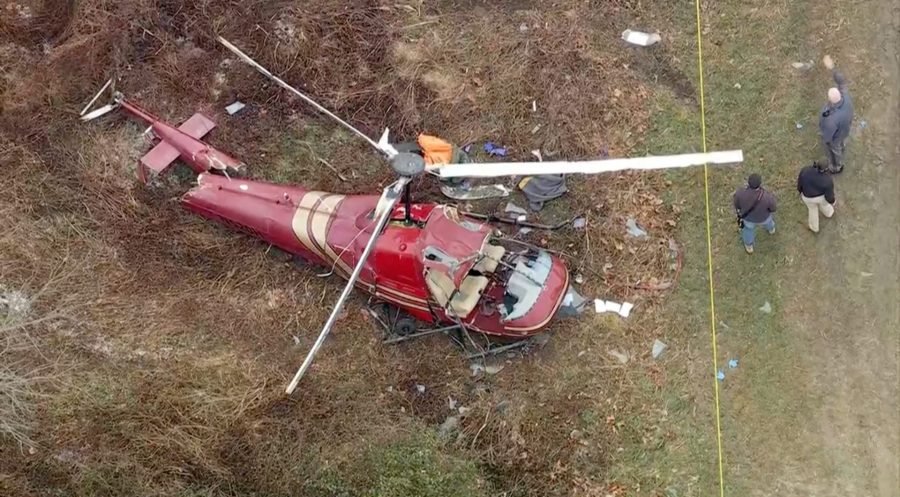 One person is dead and another is injured in midair helicopter crash in New Jersey, officials say