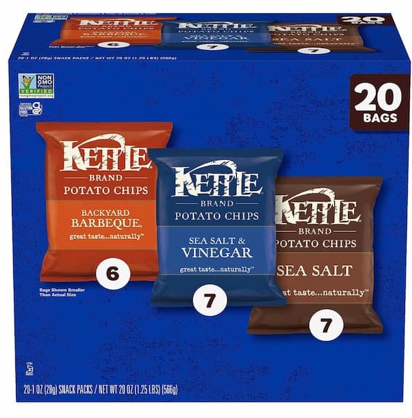 Kettle Brand Potato Chips 20-Count Variety Pack for just $8.39 shipped!