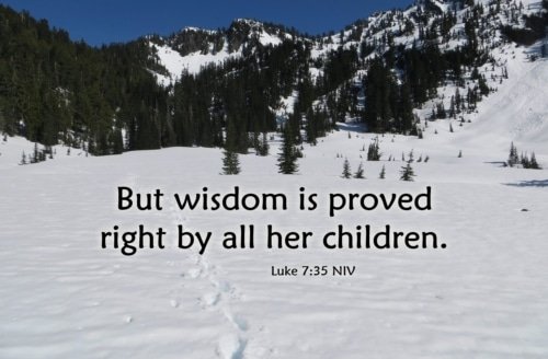 The Children of Wisdom – Luke 7:31-35