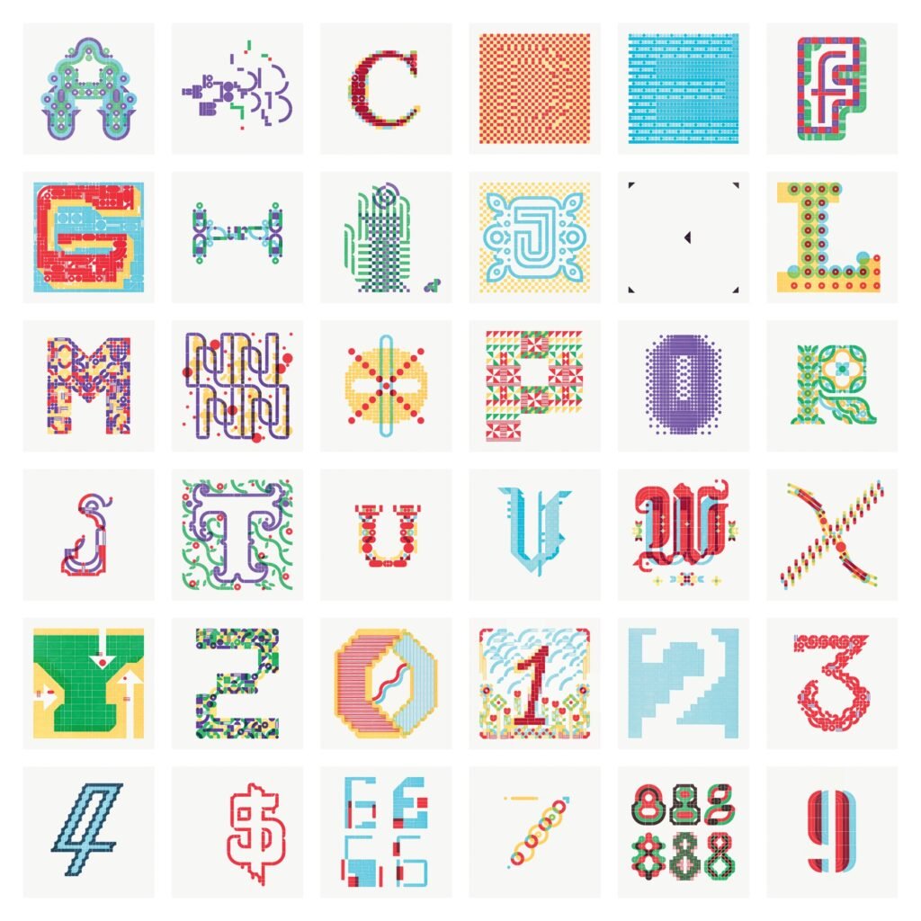 LEGO Bricks Transform into Letterforms in the International Design Project ‘A2Z’