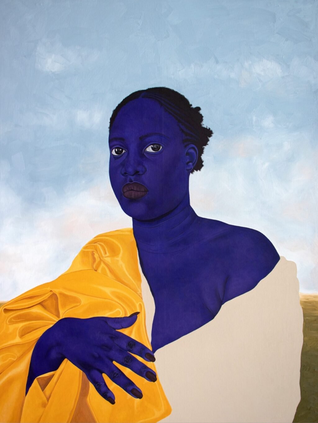 Stacy Gillian Abe’s Vivid Paintings Nod to Memory, Craft, and Lineage