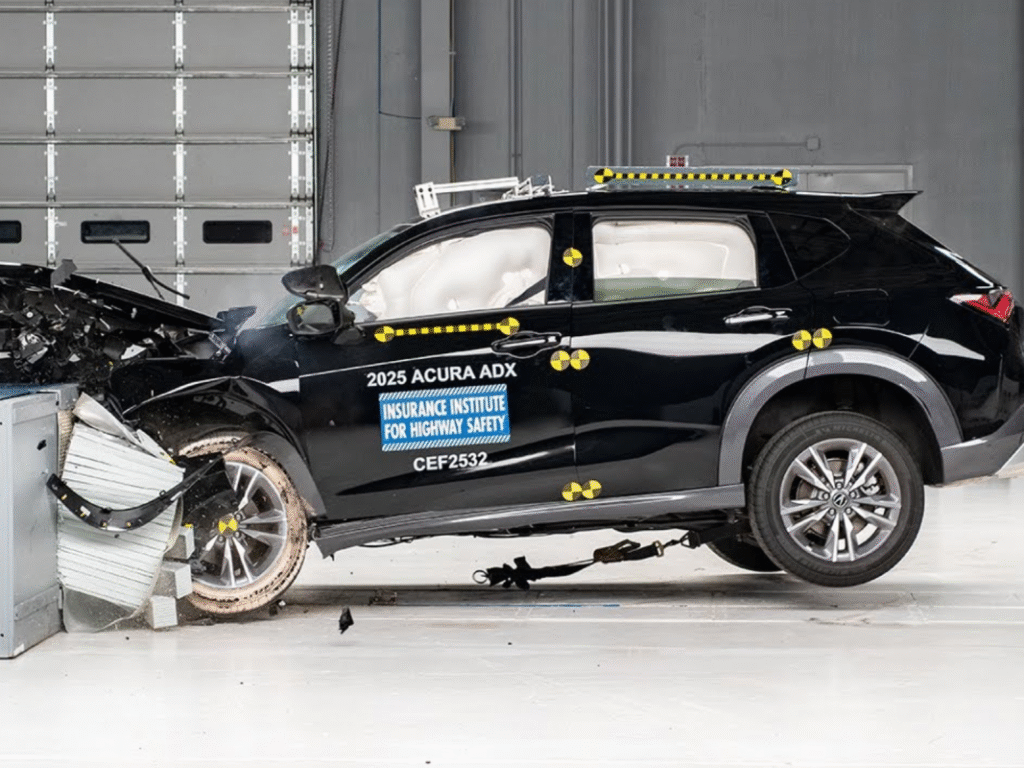 One Rear-Seat Detail Cost the 2025 Acura ADX IIHS's Highest Safety Rating