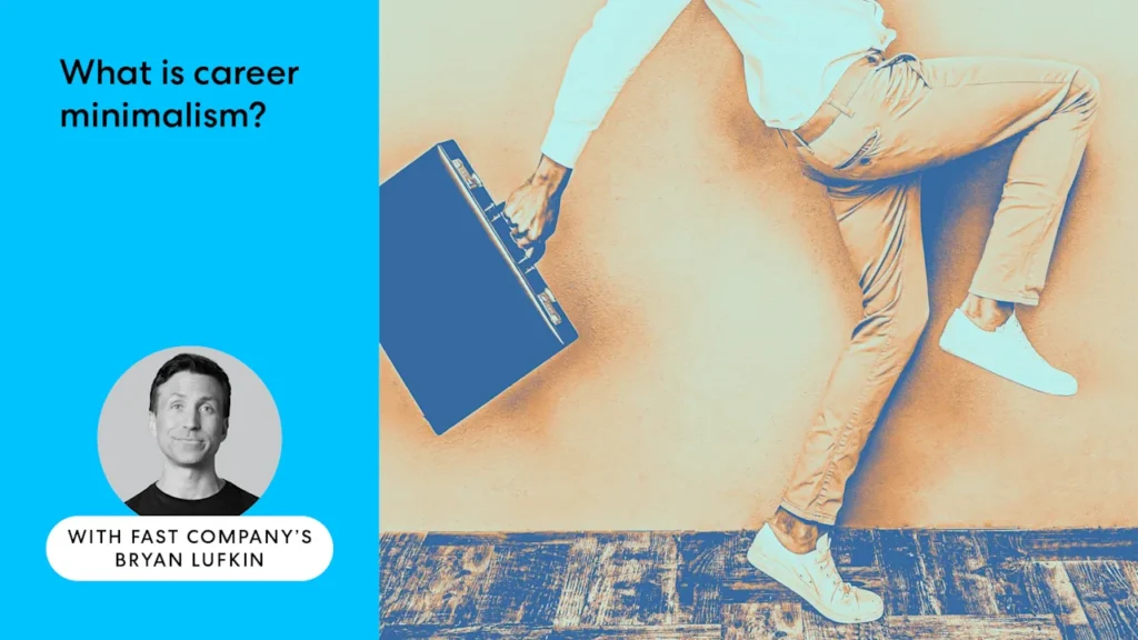 Are you lazy or just a career minimalist?  