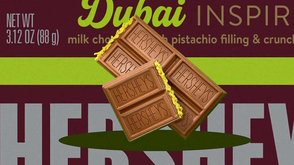 Hershey’s innovation lab just created its own Dubai chocolate bar