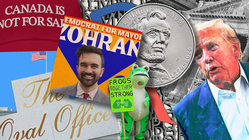 6 political design trends that defined the chaos of 2025