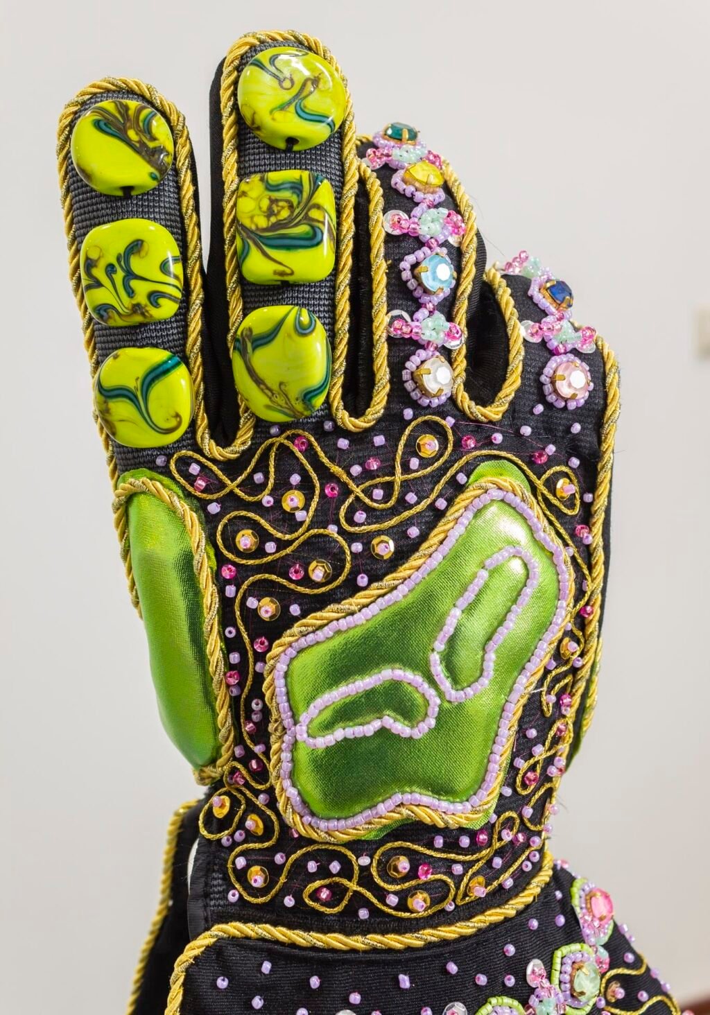 Medieval Motifs and Pop Culture Converge in Jorge Mañes Rubio’s Beaded Sculptures