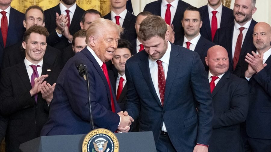 Watch live: Trump welcomes Florida Panthers to White House