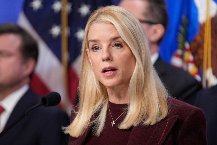 Attorney General Bondi wants a letter of support from me. No way 
