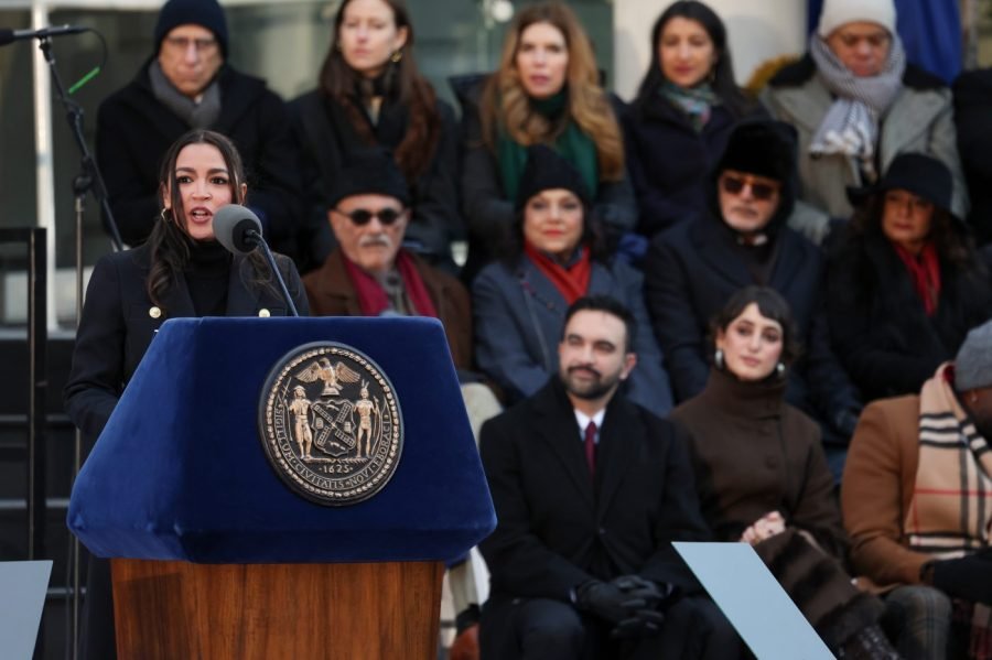Ocasio-Cortez touts ‘new era for New York City’ at Mamdani inauguration