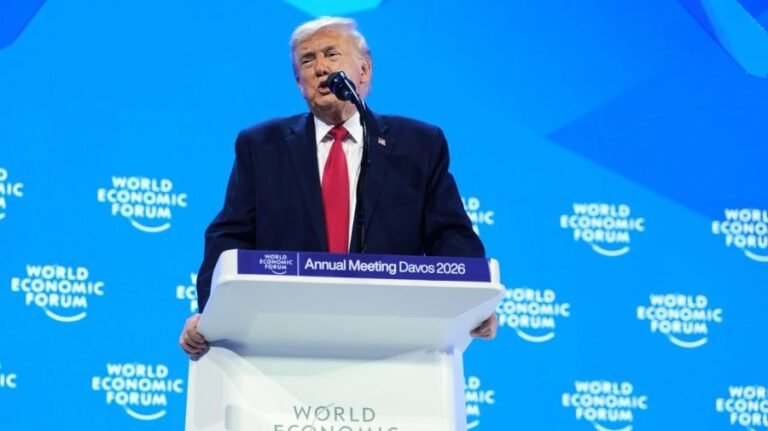 Trump makes case for US acquiring Greenland to Davos leaders