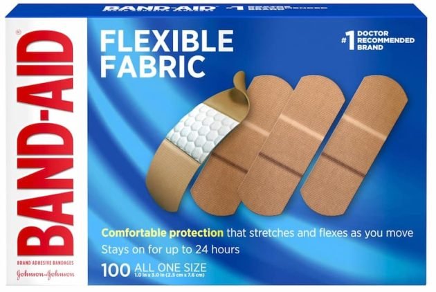 Band-Aid Flexible Fabric Bandages, 100 count only $4.51 shipped!