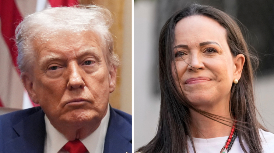 Trump to meet with Machado on Thursday