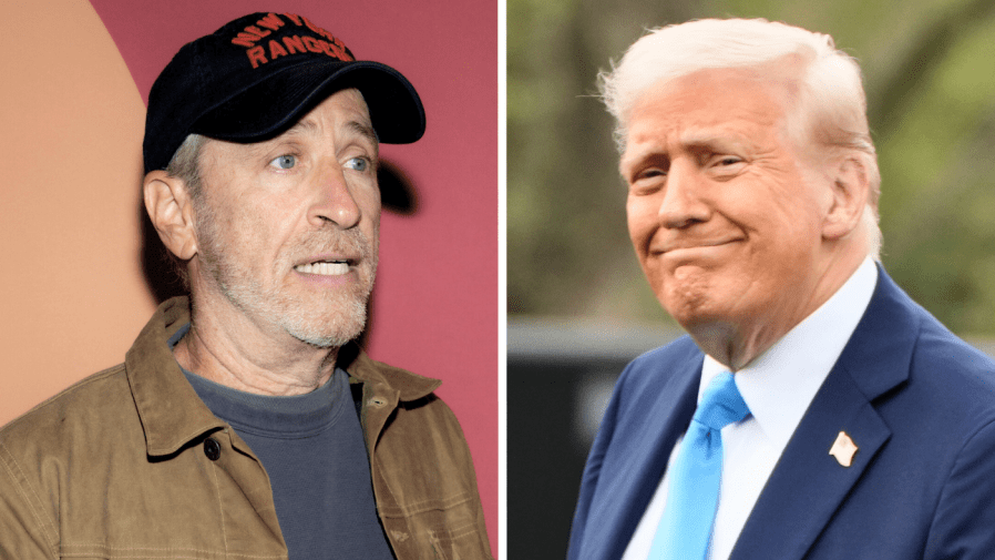 Jon Stewart: During 'weekend of bloodshed,' Trump was posting about East Wing, NFL