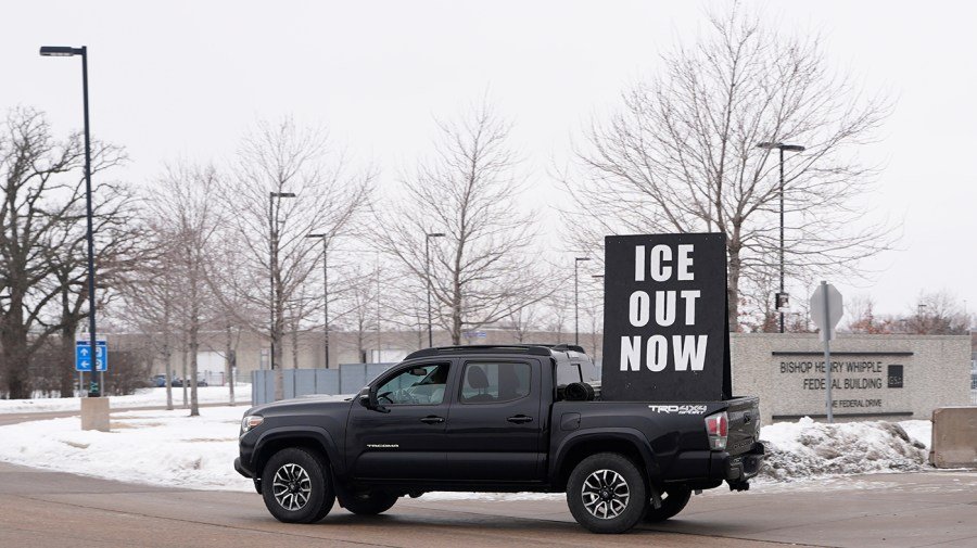 Tensions flare in Minnesota days after ICE shooting