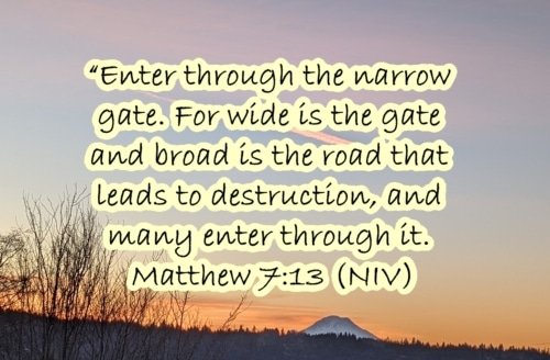 Matthew 7 – Enter Through the Narrow Gate