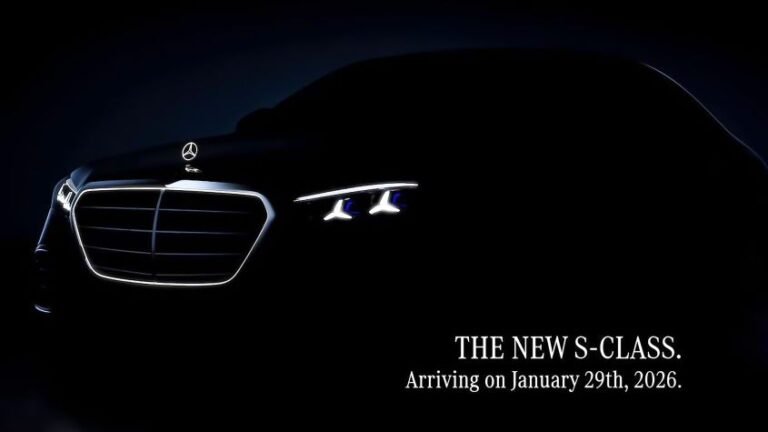 Calling all CEOs! The new Mercedes S-Class will be revealed on 29 January