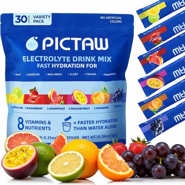 Electrolytes Powder Hydration Packets 30-Count only $9.59 shipped!