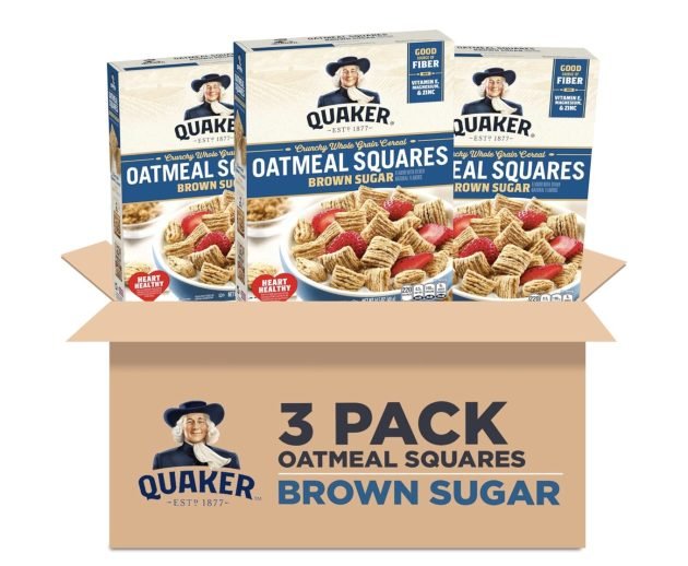 Quaker Oatmeal Squares Breakfast Cereal (3 Pack) only $5.66 shipped!