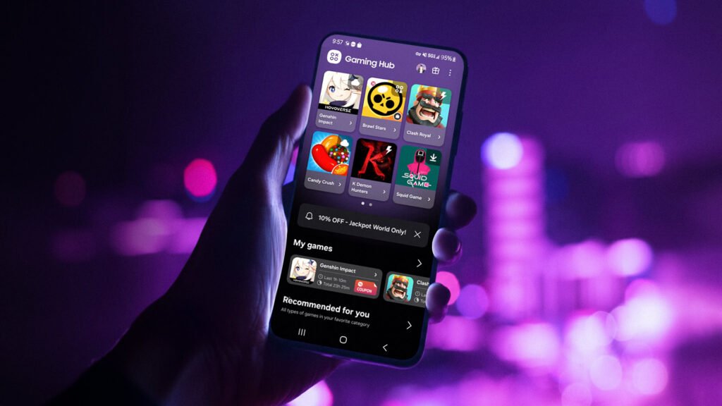 Samsung shifts Gaming Hub focus toward discovery and social tools