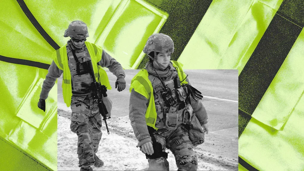 Why the Minnesota National Guard is being forced to dress like crossing guards
