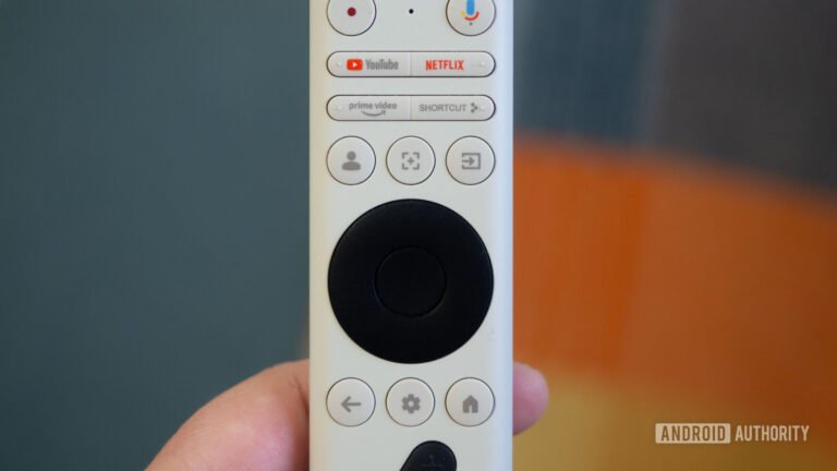 This projector has the most useful Google TV remote I’ve seen