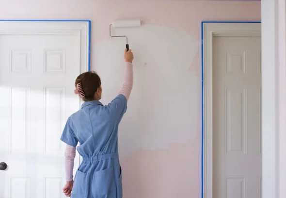 This paint acts like a dehumidifier for your walls