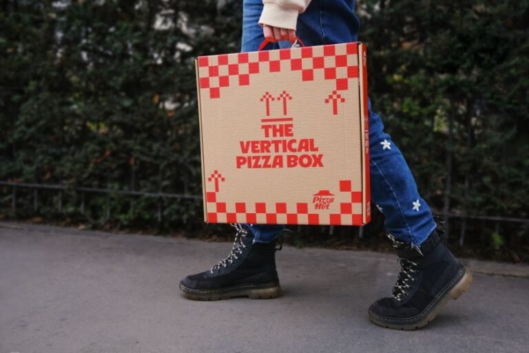 Behold the 'Vertical Pizza Box' by Pizza Hut, spotted on London's streets