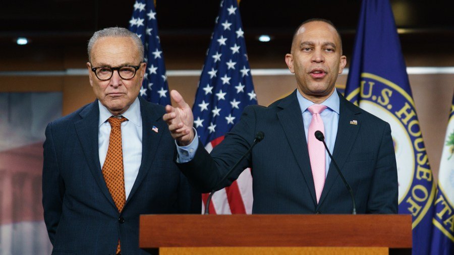Watch live: Schumer, Jeffries give remarks as DHS funding battle heats up