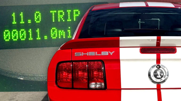 This Shelby GT500 Has 11 Miles And Still Smells Like 2006