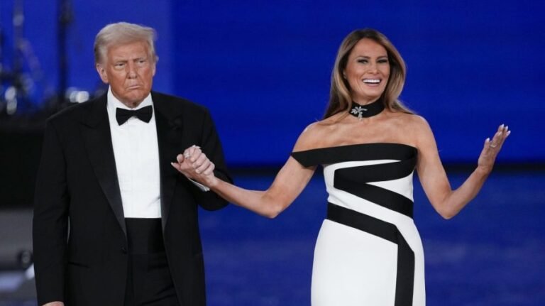 Watch live: Melania Trump speaks as 2025 inauguration gown debuts at Smithsonian