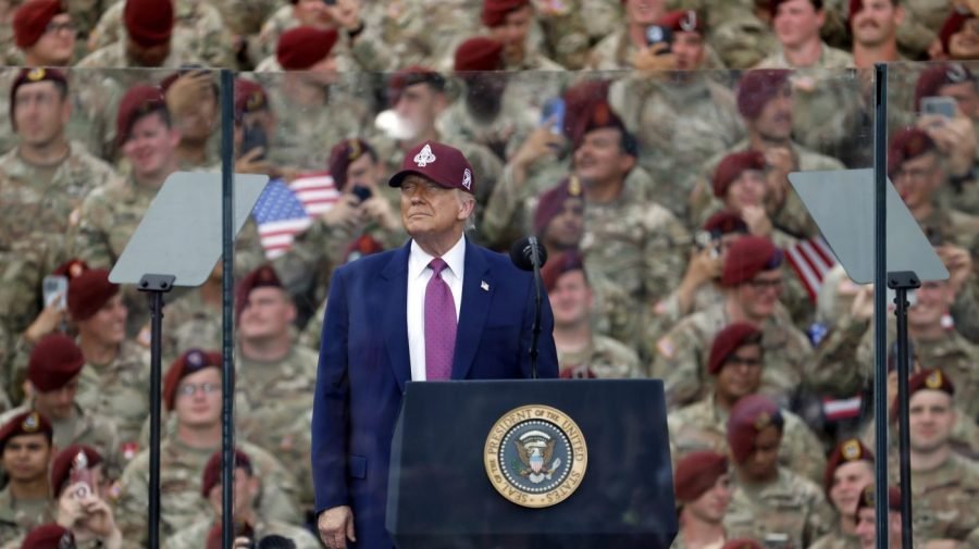Watch live: Trump delivers remarks to troops in North Carolina