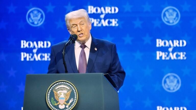 Trump announces Board of Peace members have pledged over $5B toward Gaza