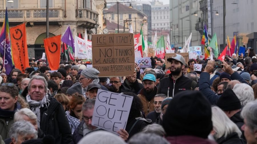 Italians protest ICE’s presence at 2026 Winter Olympics in Milan 