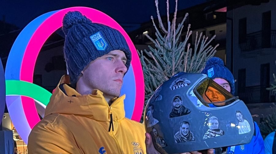 Ukraine Olympian banned from wearing helmet tribute to war dead
