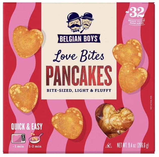 Belgian Boys Bite-Sized Heart Shaped Pancakes only $2.50 at Target!