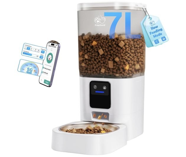 Automatic Cat Feeder with 5G WiFi only $22.49!