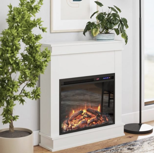 Electric Fireplace & Mantel Package only $95.99 shipped (Reg. $460!)