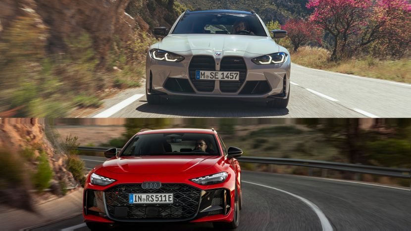 New Audi RS 5 vs BMW M3 Photo Comparison: 630-HP Hybrid Takes On the G80
