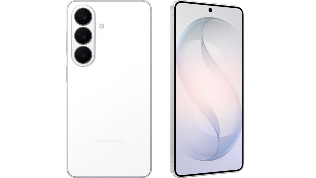 Have an early look at the Galaxy S26 in its white colorway