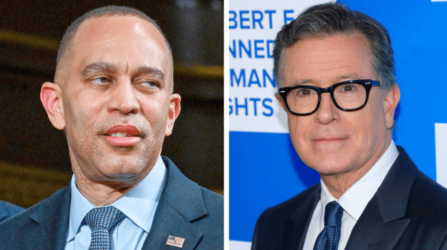 Colbert on 'silent defiance' of Jeffries at State of the Union: 'Bold rebrand of doing jack squat'
