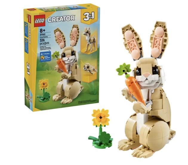 LEGO Creator 3 in 1 Cute Bunny Building Toy only $16.79!