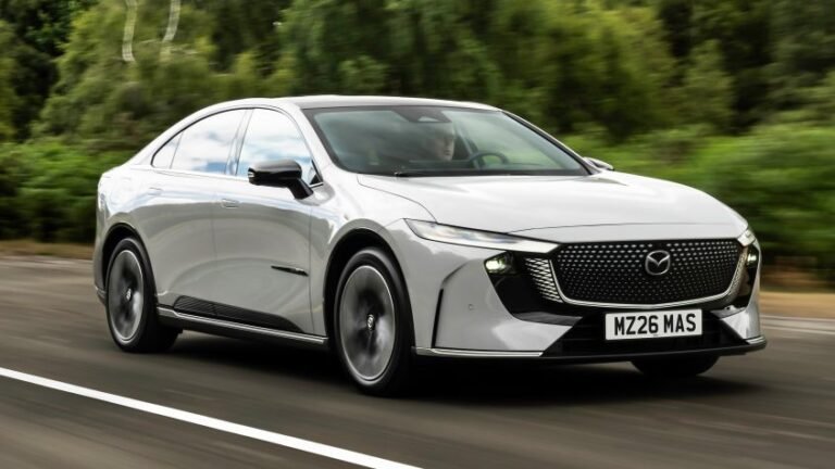 Mazda 6e priced from £38,995, packing brand-new battery and 348-mile range