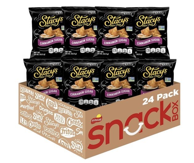 Stacy’s Cinnamon Sugar Flavored Pita Chips, 24 count only $14.66 shipped, plus more!
