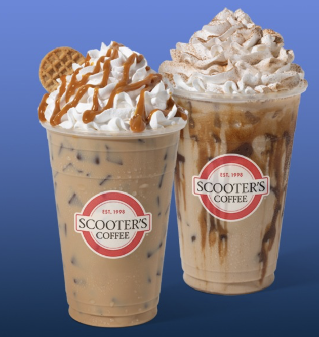 Buy One, Get One Free Deal at Scooter’s Coffee