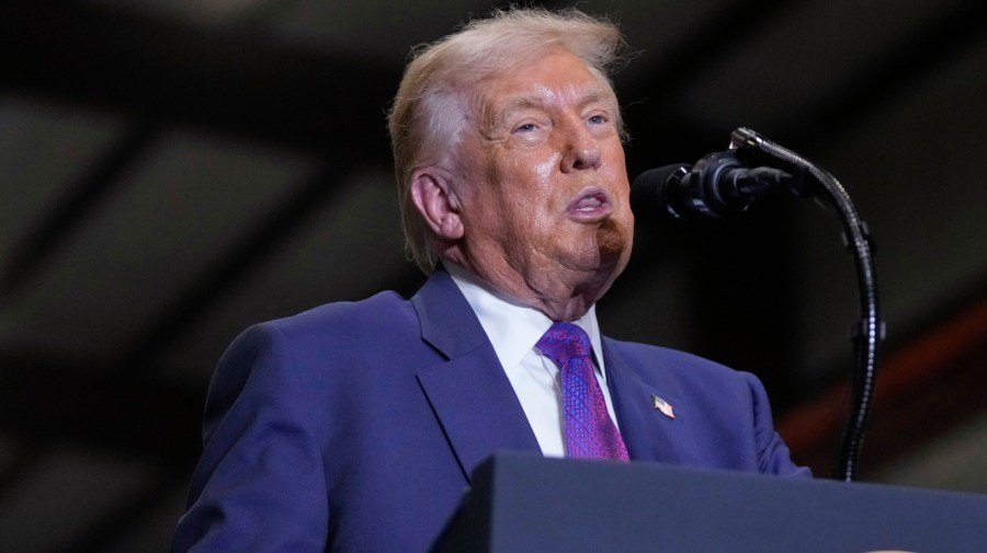 Trump defiant on tariffs in Georgia, lambasts waiting 'forever' for Supreme Court ruling