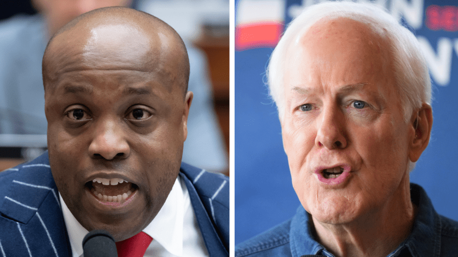 Hunt files police report against Cornyn campaign over release of family personal information